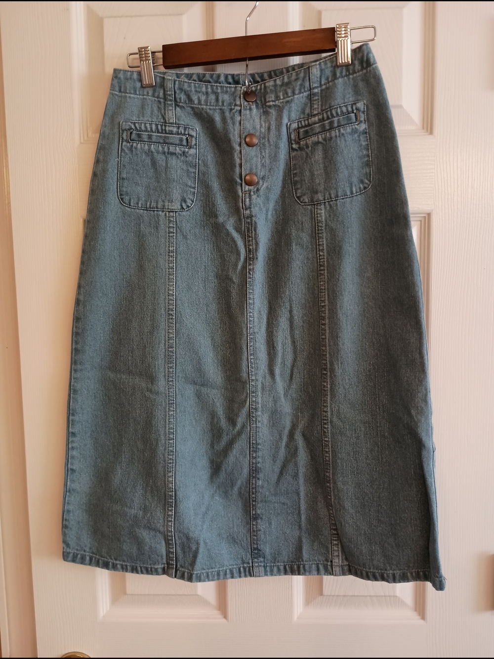 GAP Denim Midi Skirt